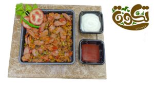 سجق مع الخضار