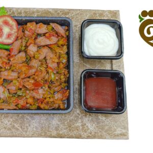 سجق مع الخضار